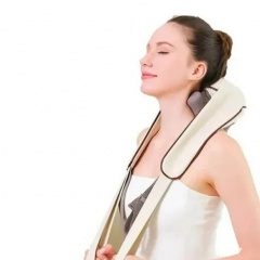 Массажер ударный для шеи и плеч RIAS Massager Shoulder Neck Z9 с подогревом 70W (3_04579) Мукачево