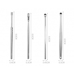 Набор инструментов для чистки ушей в комплекте с чехлом Tool Set 6 шт Желтый Тернополь