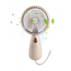 Вентилятор ручной аккумуляторный Mini Fan ZB103 Персиковый Куп'янськ