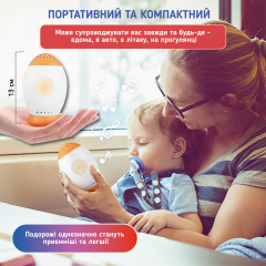 Генератор белого шума для ребенка Ракета A1 С мелодиями и проектором звездного неба Королево