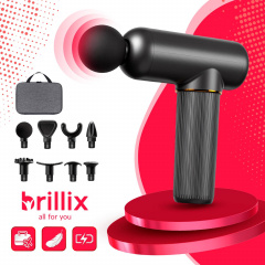 Портативный ручной массажер для тела массажный пистолет Brillix Миргород