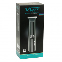 Триммер аккумуляторный для волос и бороды VGR V-007 5W Black (3_03528) Енергодар