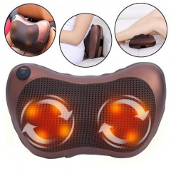 Массажная подушка в автомобиль MASSAGE pillow для спины и шеи с инфракрасным подогревом MS (1756374572) Энергодар