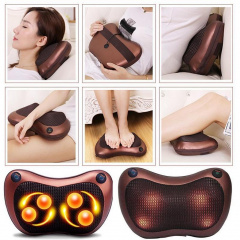 Массажная подушка в автомобиль MASSAGE pillow для спины и шеи с инфракрасным подогревом MS (1756374572) Энергодар