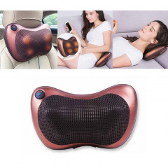 Массажная подушка в автомобиль MASSAGE pillow для спины и шеи с инфракрасным подогревом MS (1756374572) Энергодар
