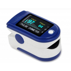 Пульсоксиметр Pulse Oximeter Healer AD807 электронный на палец Синий Вінниця