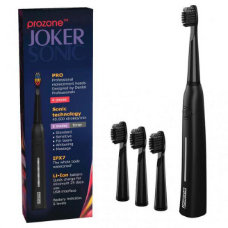 Звуковая зубная щетка ProZone JOKER MagicGray Черный