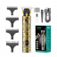 Триммер аккумуляторный для бороды и волос VGR V-097 с LED дисплеем Gold Каменка-Днепровская