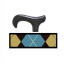 Трость MQ Perfect MQ528 Derby Rombi телескопическая (4102) Київ