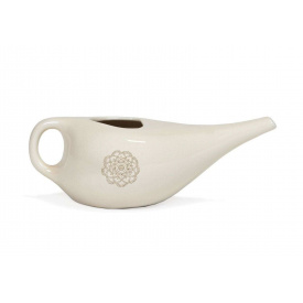 Нети-пот с мандалой Bodhi белый