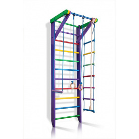 Шведська-спортивна стінка Sportbaby Карусель 2-220 фіолетового кольору