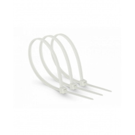 Кабельная стяжка Ремпласт хомут пластиковый - 2,5*150 Белый 200 шт