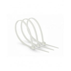 Кабельная стяжка Ремпласт хомут пластиковый - 3,6*250 Белый 100 шт