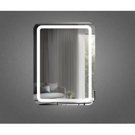 Дзеркало з підсвіткою прямокутне Tobi Sho Софія/Ельче для ванної кімнати, спальні, передпокою, 800х600 мм