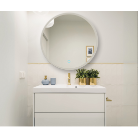 Дзеркало кругле з підсвіткою Tobi Sho Андора для ванної кімнати, спальні, передпокою, 800 мм