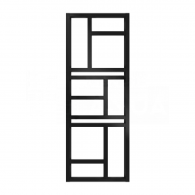 Полотенцесушитель универсальный Genesis Aqua Bellis 1400х530 вертикальный, черный (101001)