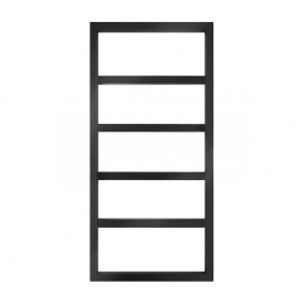 Полотенцесушитель универсальный Genesis Aqua Mogiana 800х530 вертикальный, черный (57004)