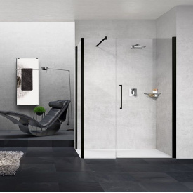 Душевая кабина Novellini Young 2.0 G+F 120х90 угловая, дверь + стекло 8 мм, без поддона (Y2GFL117-1H+Y2F1B89-1H)