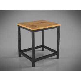 Тумба прикроватная Минимал Tenero черный бархат/файрвуд