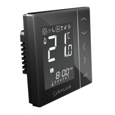 Цифровой термостат з екраном SALUS LCD, 230V, чорний VS35B