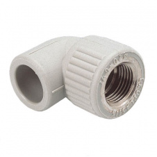 Уголок 90° Wavin Ekoplastik 25 мм х внутренняя резьба 1/2"