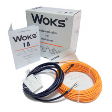 Комплект для теплої підлоги під плитку, двожильний Woks 18, 730 Вт, 40 м