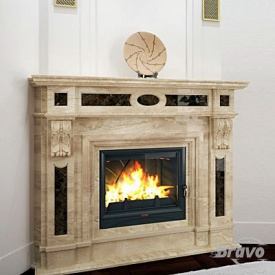 Портал камінний Браво Львів прямий daino reale