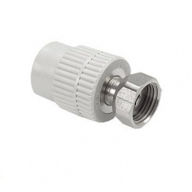 Переход с металлической вставкой и накидной гайкой Wavin Ekoplastik 20 мм 1"