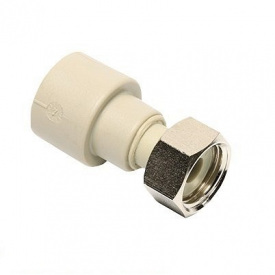 Перехід з гайкою Wavin Ekoplastik 20 мм 1/2"