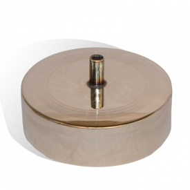 Лійка димохідна Versia-Lux Ø 180 мм нержавіюча сталь 0,5 мм одностінний елемент