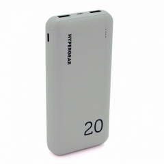 Повербанк PowerBank Hypergear 20000mAh Fast Charge , 2*USB, White, Q24 Рівне