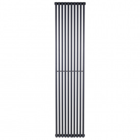 Дизайнерский вертикальный радиатор Betatherm Quantum 1 1800x405 графит матовый