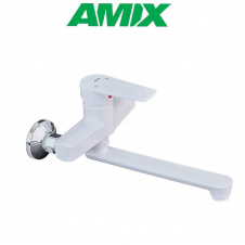 Смеситель для ванны AMIX Oscar-005 White, Белый