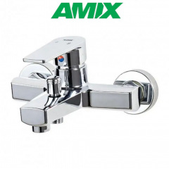Смеситель для ванны AMIX Oscar-009 Chrome (без шланга и лейки), Хром Виноградів