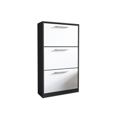 Тумба для взуття Tobi Sho Astrid ST-0021 у передпокій, 590х1200х280 Антрацит-Білий Обухів