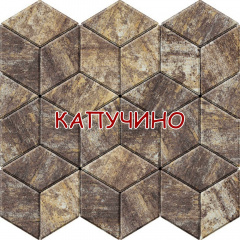 Тротуарная плитка бруківка Ромб 200х200 60мм Колор-Мікс 3D 20х20 6см Кропивницький