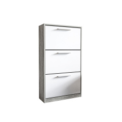 Тумба для взуття Tobi Sho Astrid ST-0021 у передпокій, 590х1200х280 мм Бетон-Білий Якимівка