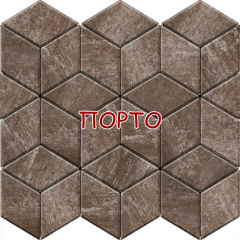 Тротуарная плитка бруківка Ромб 200х200 60мм Колор-Мікс 3D 20х20 6см Кропивницький