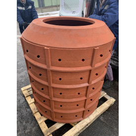 Полимерный колодец (дренажный перфорированный) VULKAN DN 1000 2 м водосборный колодец пластиковый, ревизионный для канализации