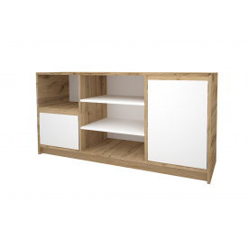 Тумба для TV SleekSpace-5 (Дуб Аппалачі + НІмфея Альба, 140х40х70 см)