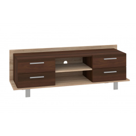 Тумба для TV Portio (140х40х48 см, сонома + горіх)