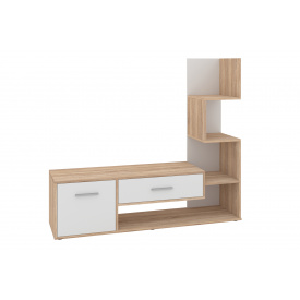 Тумба для TV Modulor (140х38х124 см, сонома + білий)