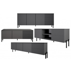 Набір у вітальню WinterWhisper (Антрацит + Графіт)