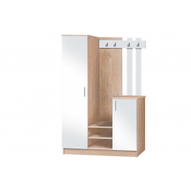 Передпокій Респіро-2 (130х40х190 см, дуб сонома + білий)