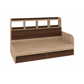 Ліжко дитяче Alivo (193,2х105,5х118 см, сонома + горіх)