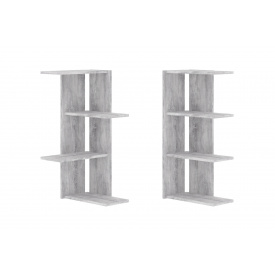 Полиця настінна Verto (41х23,5х83 см, бетон)