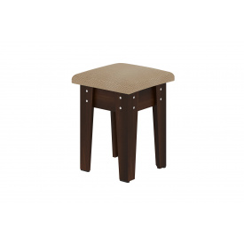 Табурет ChewChat (браун торонто + горіх, 35х35х45 см)