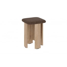 Табурет PlatePlace (савана браун + сонома, 35х35х45 см)