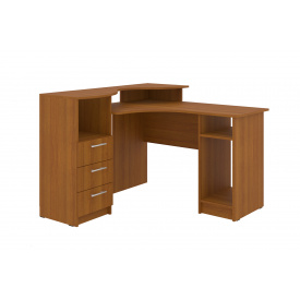 Стіл комп'ютерний Futura (123х120х75/89 см, лісовий горіх)