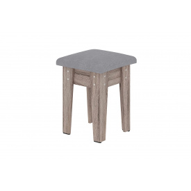 Табурет ChewChat (сірий + трюфель, 35х35х45 см)